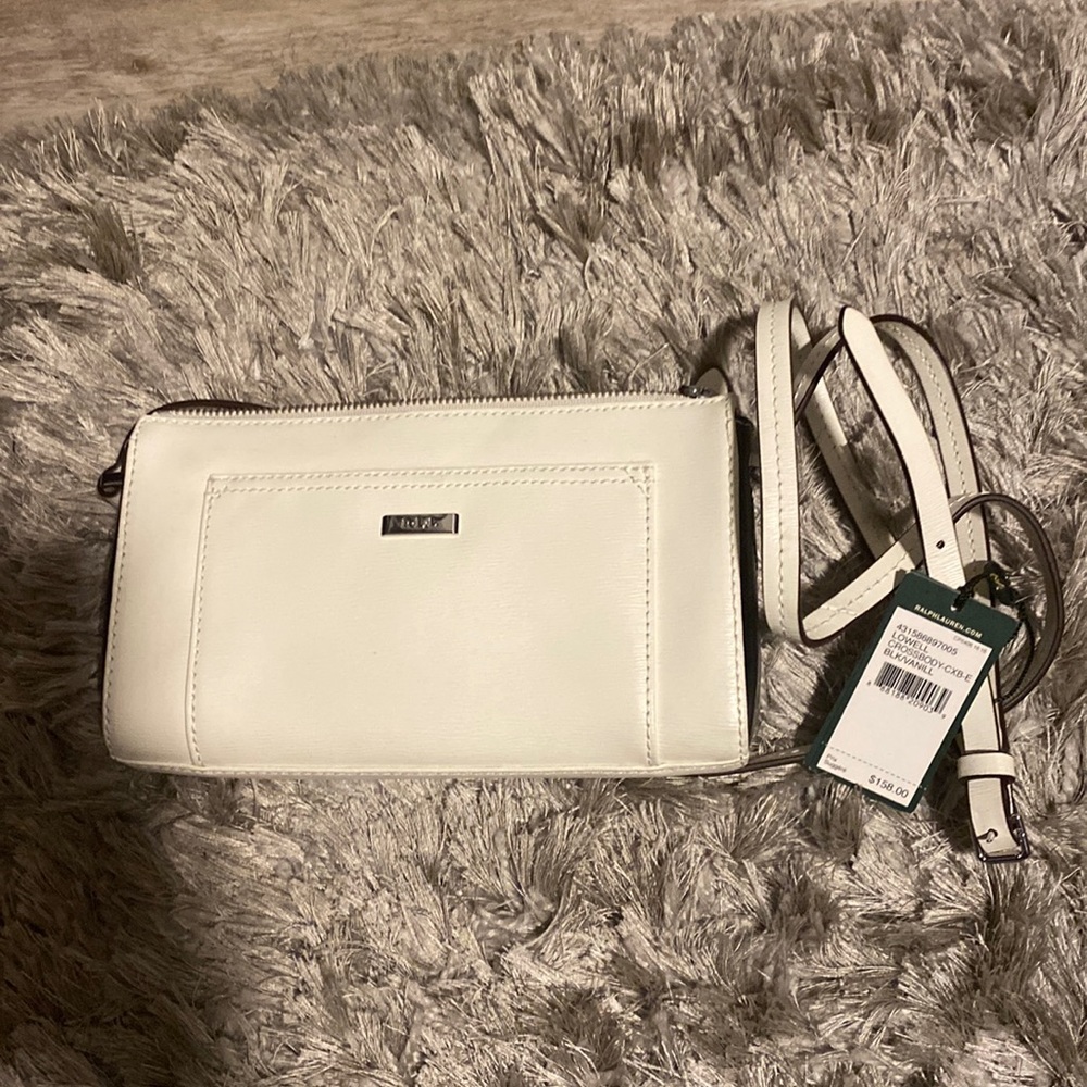 White crossbody Ralph Lauren bag